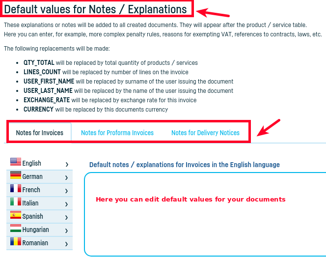 How can I add the issuer to the invoice? - step 4