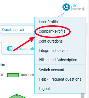 How do I export the data associated with my account? - step 2