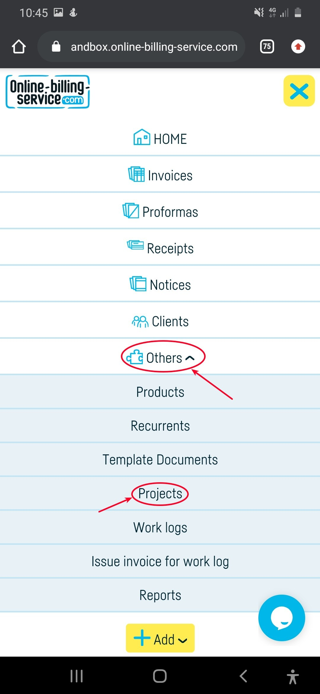Who can add work logs? - step 4