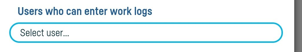 Who can add work logs? - step 6
