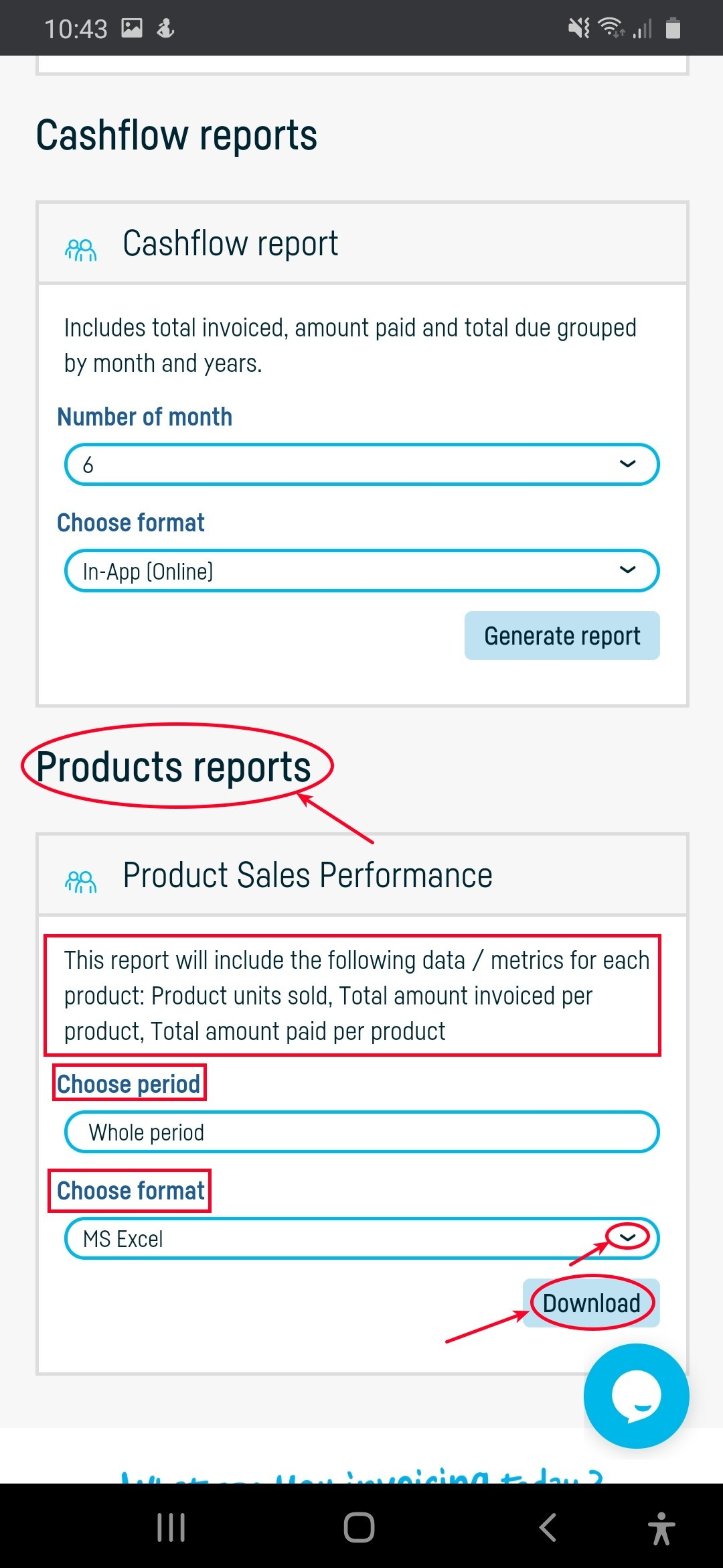 Product sales report - step 2