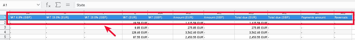 How to generate extended excel report - step 3