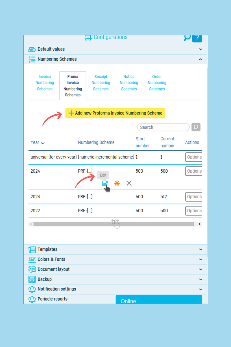 Automatically generate invoice from proforma payment - step 4
