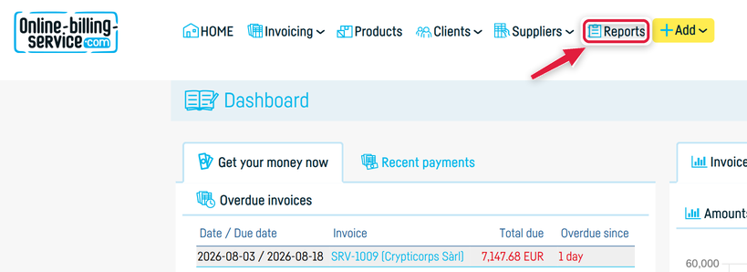 Product sales report - step 1