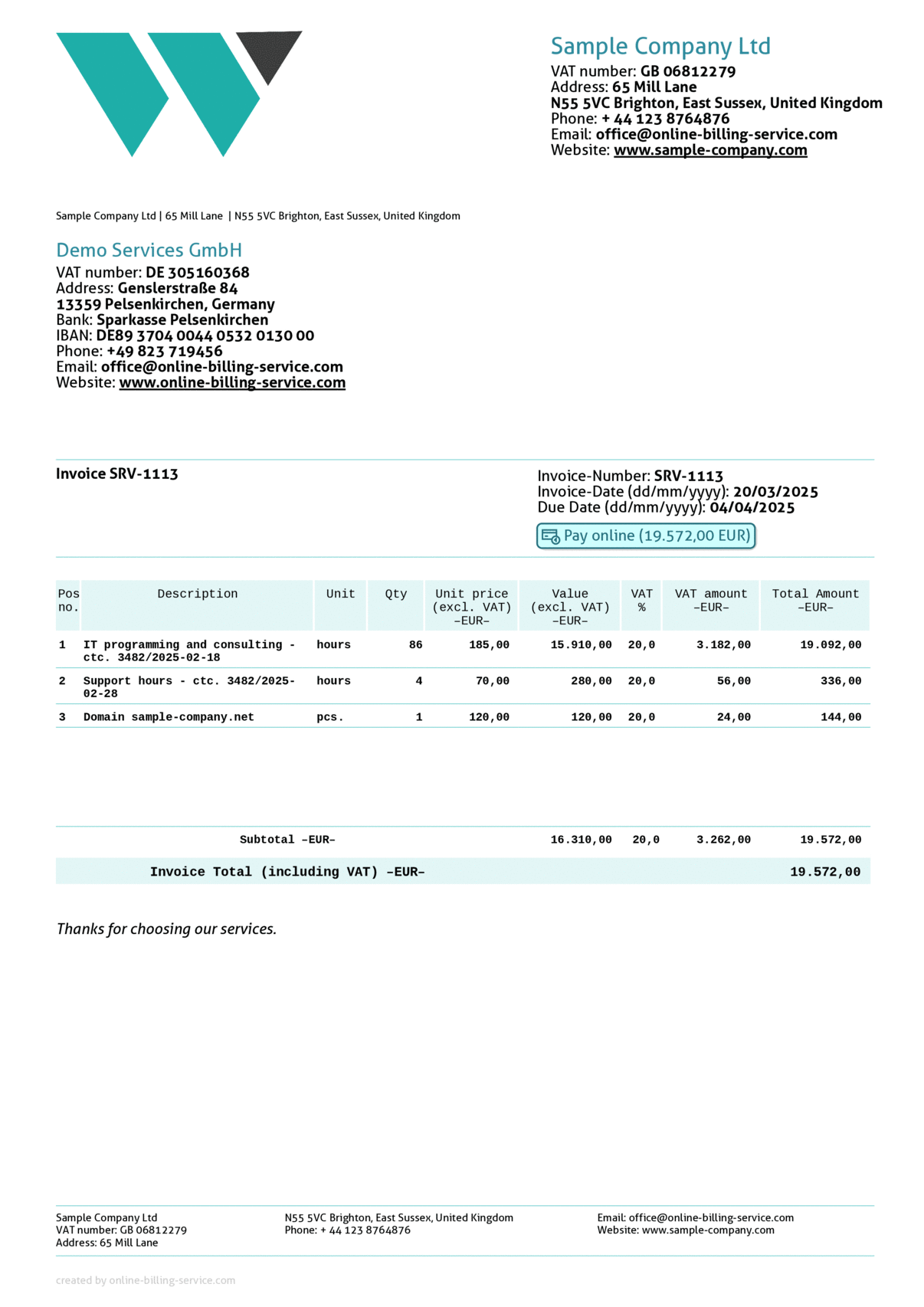 online-sample-invoices-invoice-templates